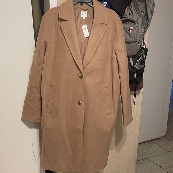 GAP Factory Camel Blazer with Gold Buttons - Picture 5 of 9